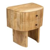 Porotto Curved Mango Side Table