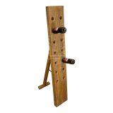 Rustic Mango Wood Floor Standing Wine Rack