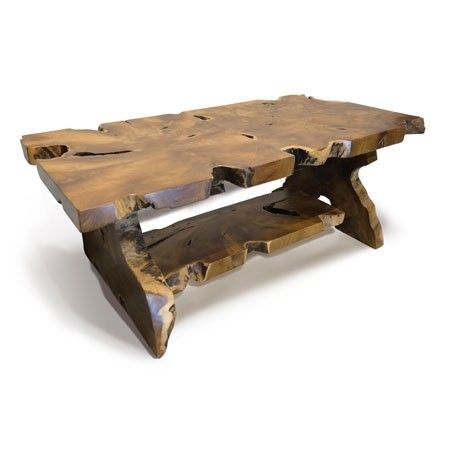 Java Teak Root Coffee Table With Shelf, Root Console Table Uk