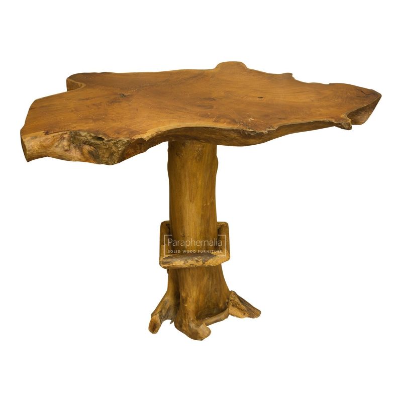 Java Teak Root Wood Bar Table / Kitchen Breakfast Bar Tablel - Handmade  Teak Root Furniture