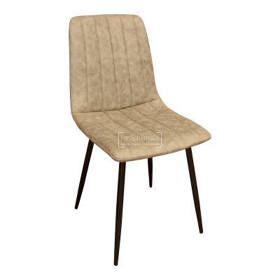 Lucca Mink PU Leather Dining Chair