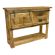 Forge Rustic Mango Wood Console Table / Storage Table