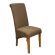 Coffee Coloured Fabric Dining Chair 