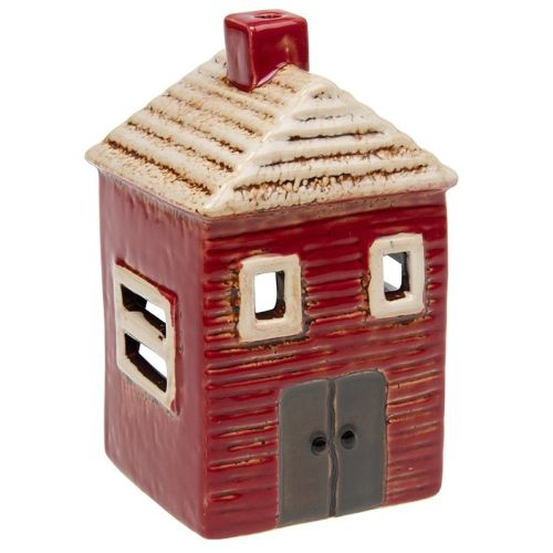 Village Potttery Ceramic Tealight House - Mini - Red