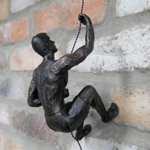Wall Hanging - Abseiling Figure Sculpture