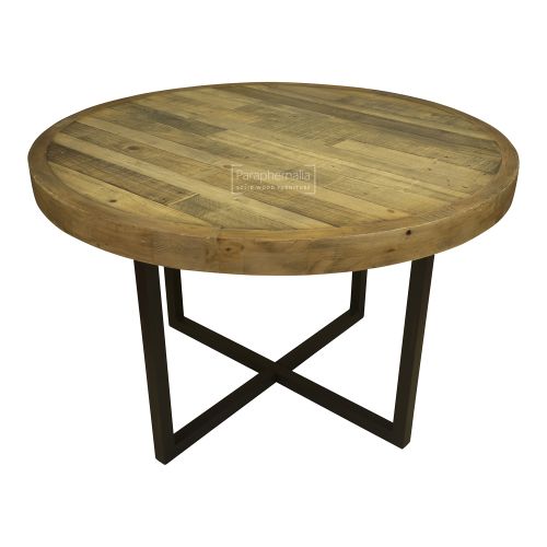 Dalat Reclaimed Round Dining / Kitchen Table ( Reclaimed wood round dining table )