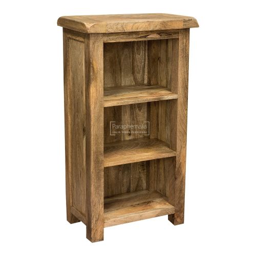 Garda Light Mango Wood Bookcase / DVD Storage Rack