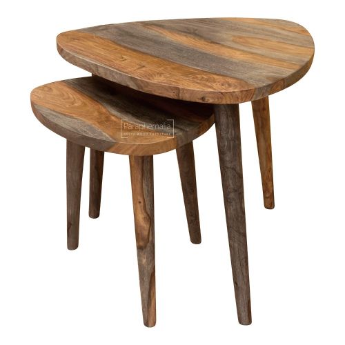 Joda Grey Sheesham Wood Set of Two Tables
