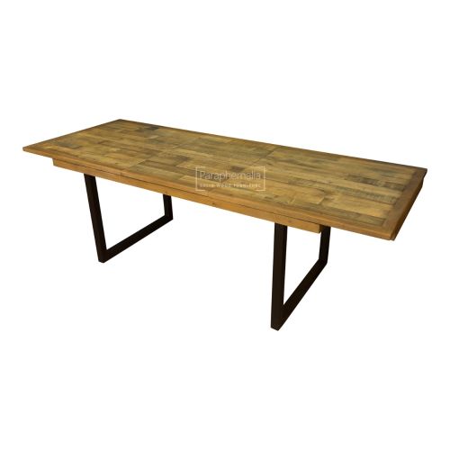 Dalat Reclaimed Dining Table - Extending Large ( Reclaimed wood dining table )