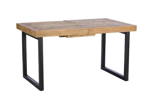 Dalat Reclaimed Dining Table - Extending - legs slide across ( Reclaimed wood dining table )