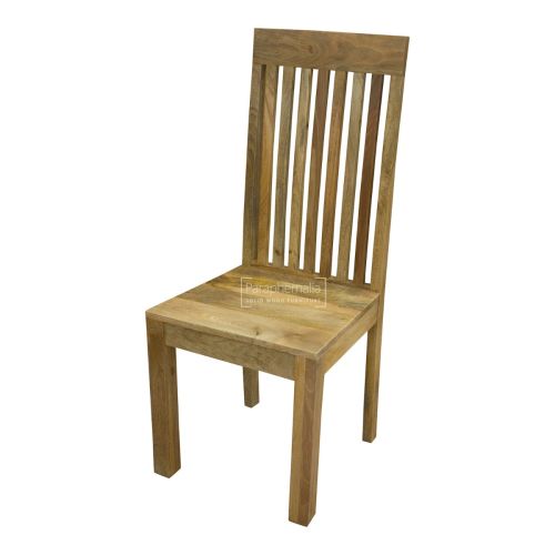 Ambala Cube Light Mango Wood Dining Chair