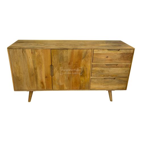 Oslo Light Mango Wood Sideboard / Cabinet (Large)