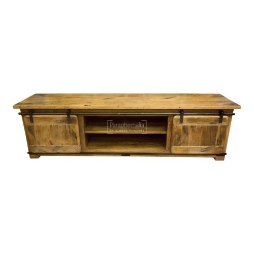 Forge Rustic Mango Wood Large TV Stand