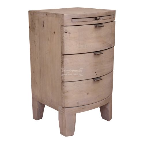 Surin Reclaimed Wood Bedside Drawers