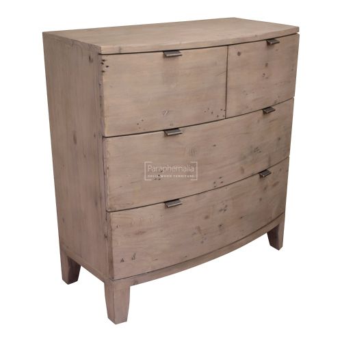 Surin Reclaimed Wood Chest of Drawers - Four Drawer