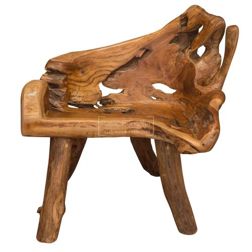 Java Teak Root Wood Chair - Small