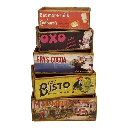 Oldies Vintage Crate Boxes - Various 1