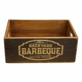 Backyard Barbeque Black Crate Box