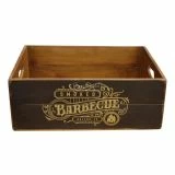 Smoked Barbeque Black Crate Box