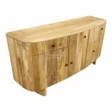Porotto Curved Mango Sideboard / Cupboard - Large