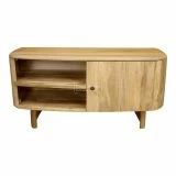 Porotto Curved Mango Small TV Stand
