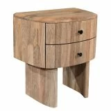 Porotto Curved Mango Side Table