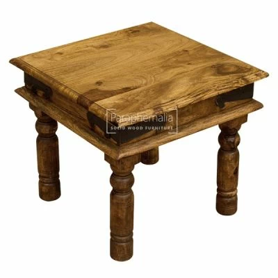 45cm x 45cm Jali Sheesham Coffee Table (Thakat Style)