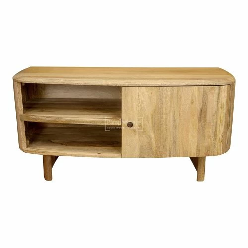 Porotto Curved Mango Small TV Stand