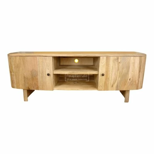 Porotto Curved Mango TV Stand / Unit